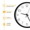 Modern 9.8-Inch Silent Wall Clock – Minimalist Design, Battery Operated